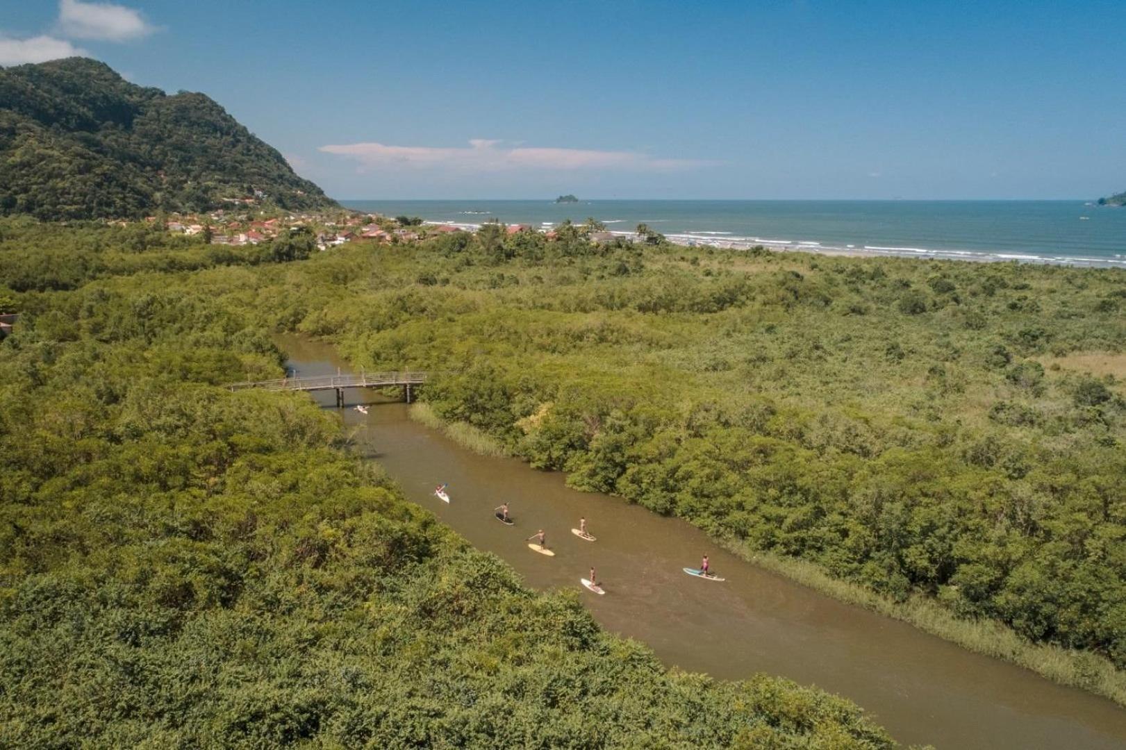 Casa Familiar Para Temporada Em Peruibe Bagian luar foto
